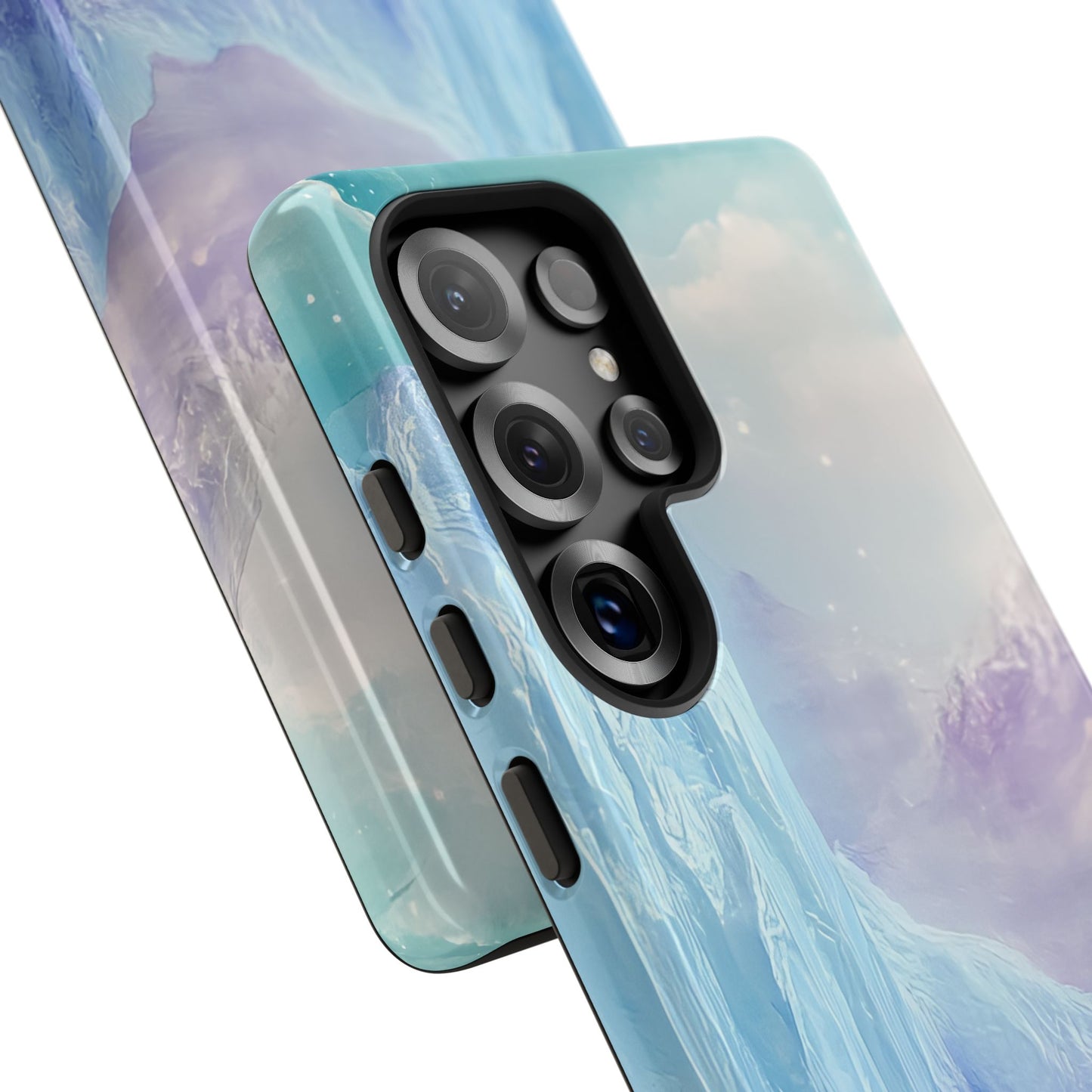 Artistic Phone Case with Iceberg Design