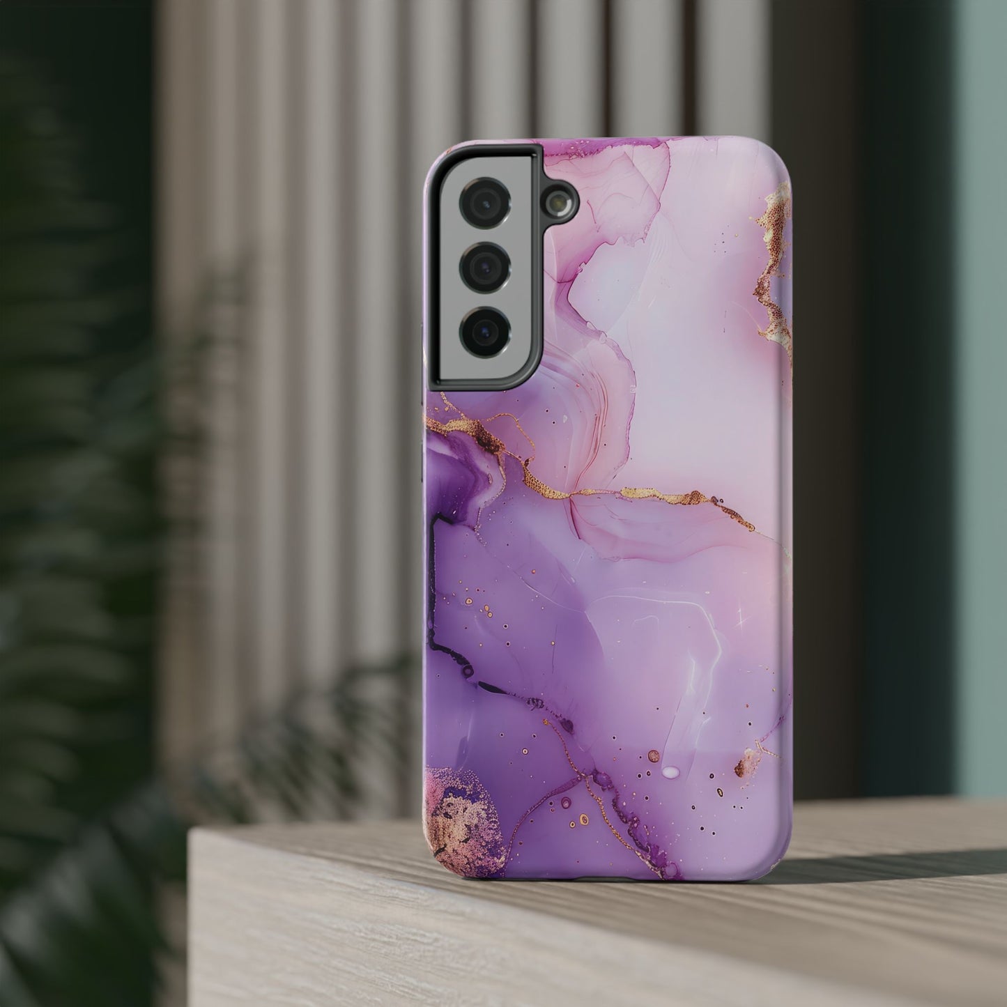 Elegant Purple Marble iPhone Case