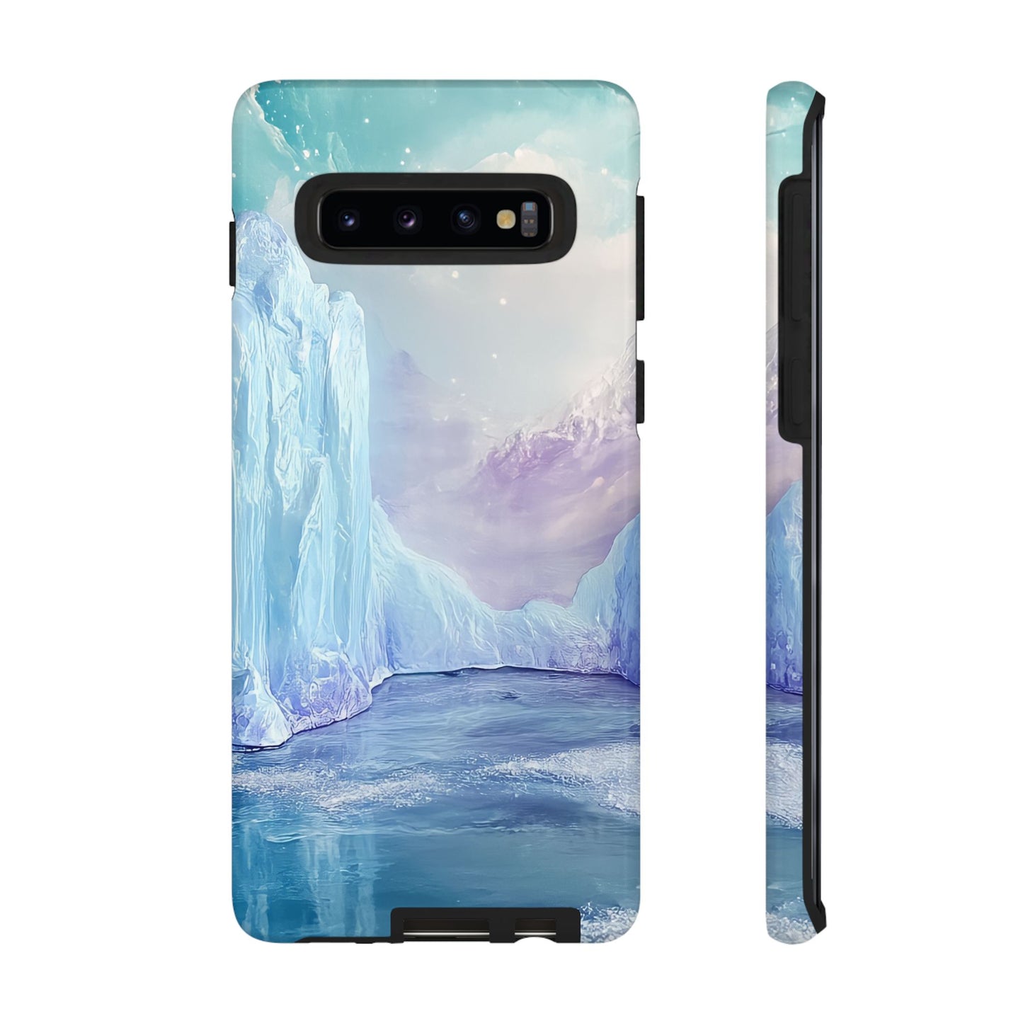 Artistic Phone Case with Iceberg Design