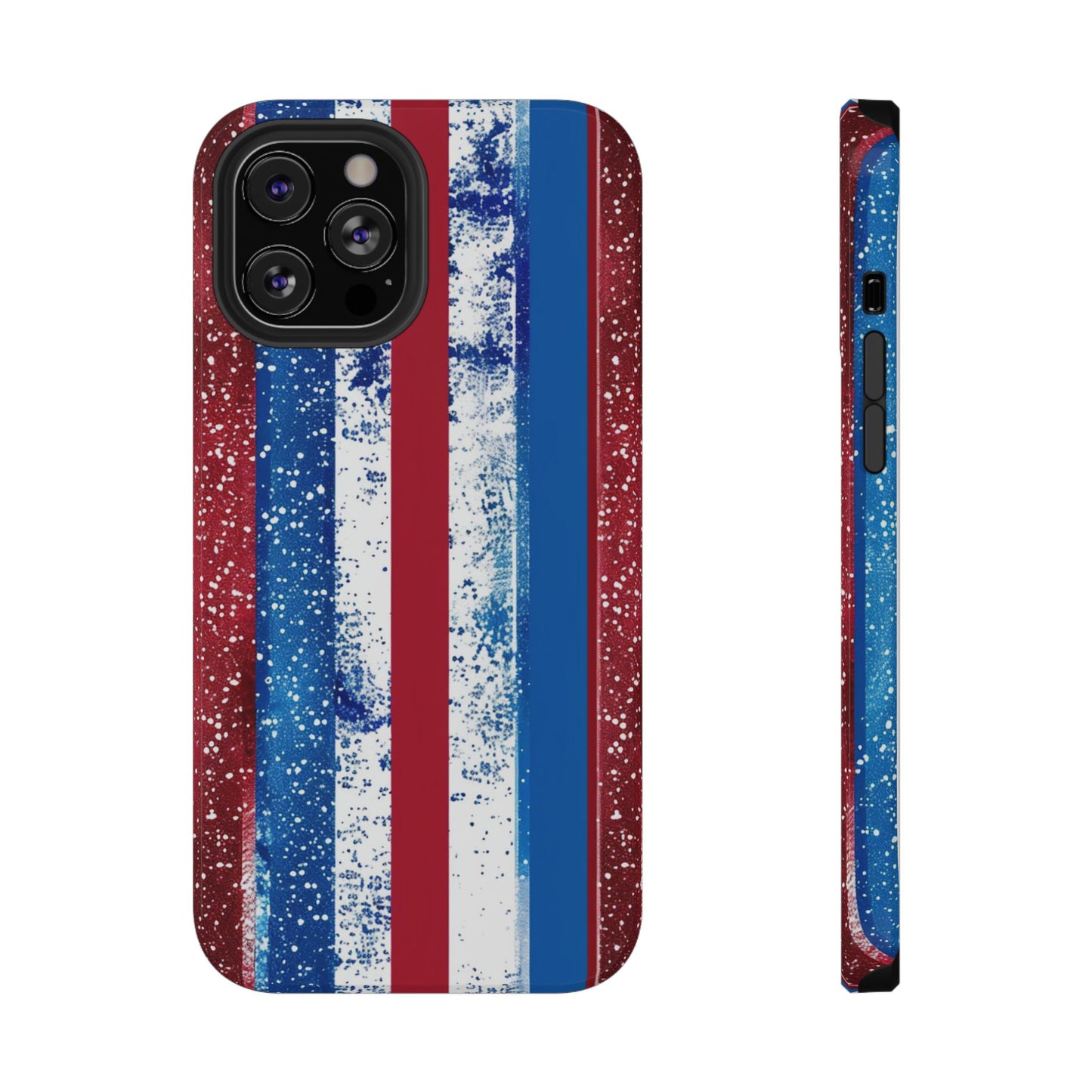 Patriotic Stripes Impact-Resistant Phone Case