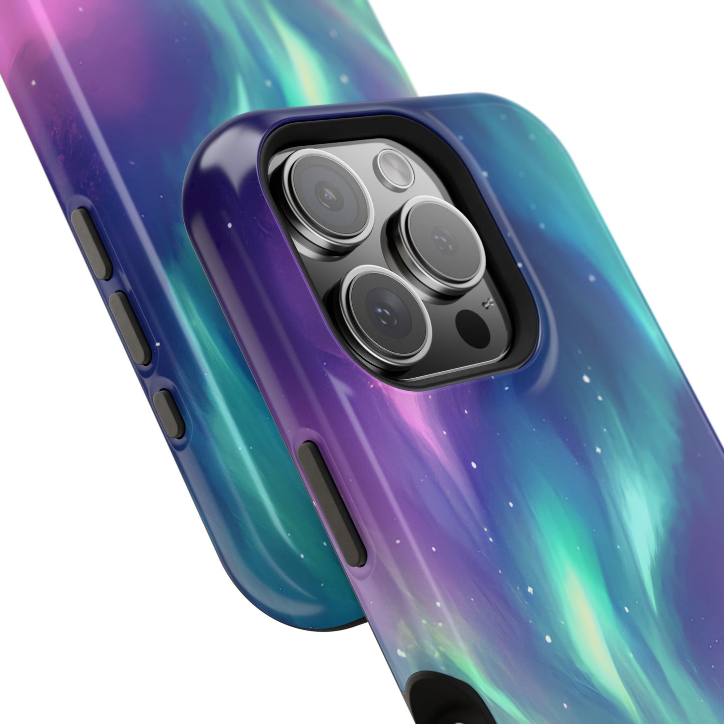Aurora Borealis Impact-Resistant Phone Case - Colorful Northern Lights Design-2