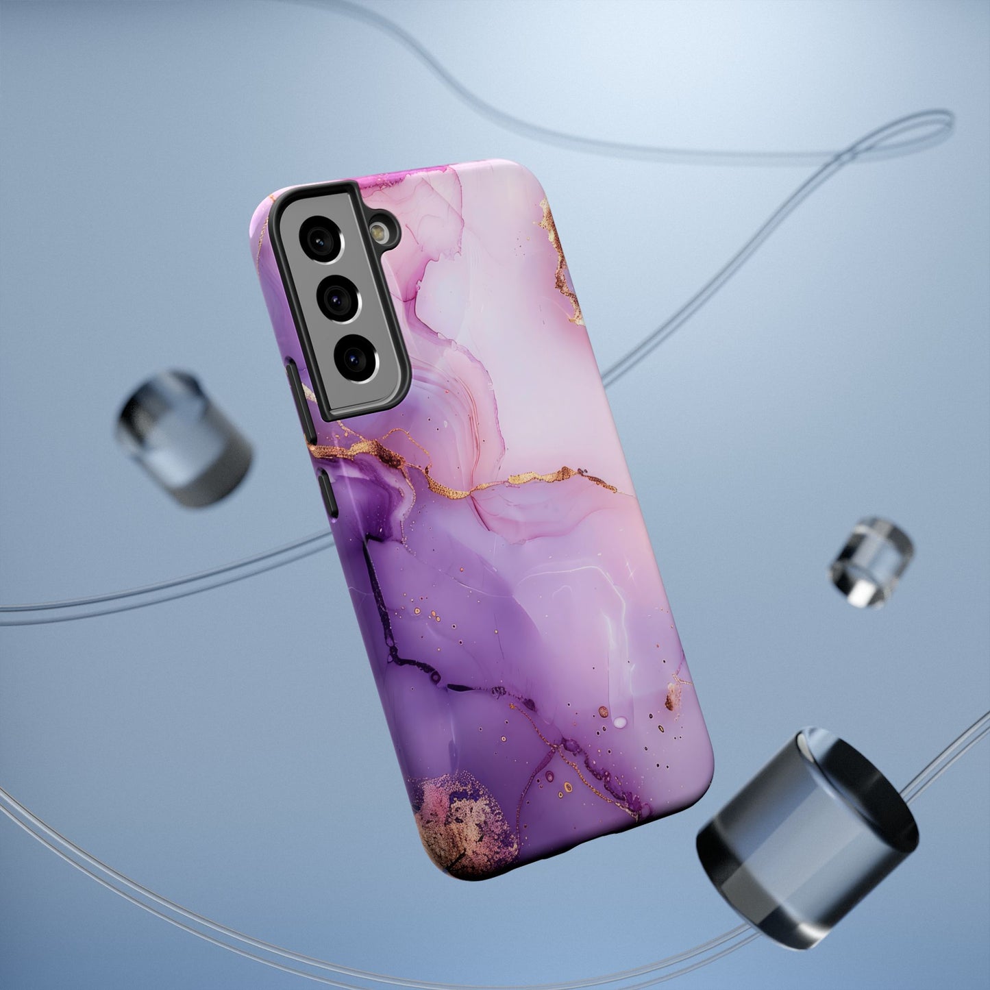 Elegant Purple Marble iPhone Case
