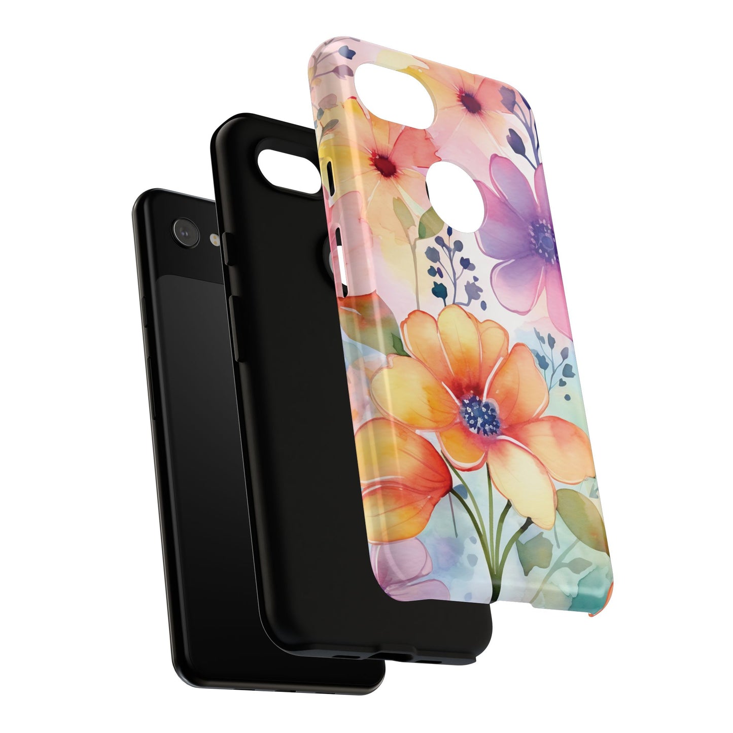 Floral Tough Case for Google Pixel- theme 1