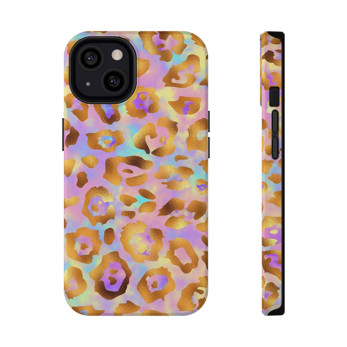 Leopard Print Impact-Resistant Phone Case
