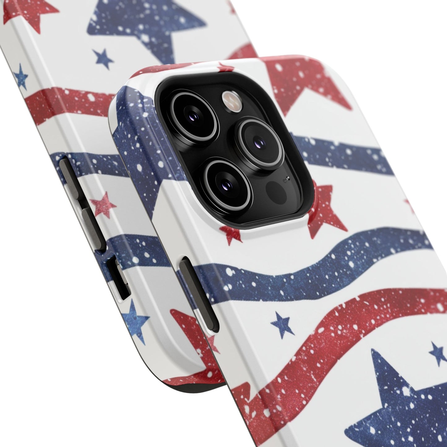 Stars & Stripes Design Impact-Resistant Phone Case