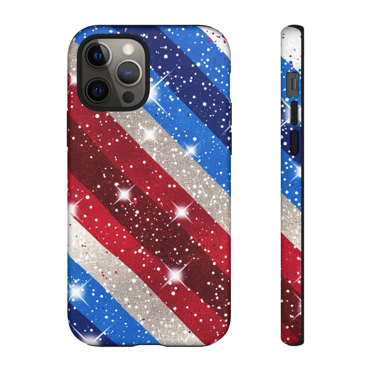 Glittery Patriotic Phone Case - Tough Cases