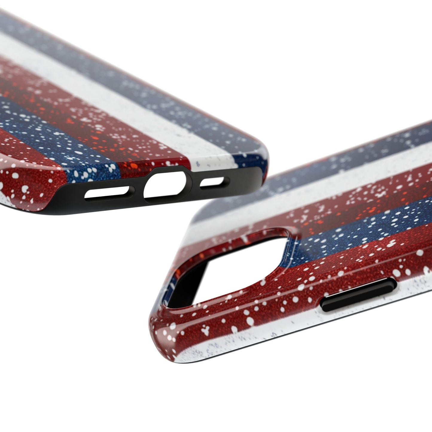 Patriotic Glitter Tough Phone Case