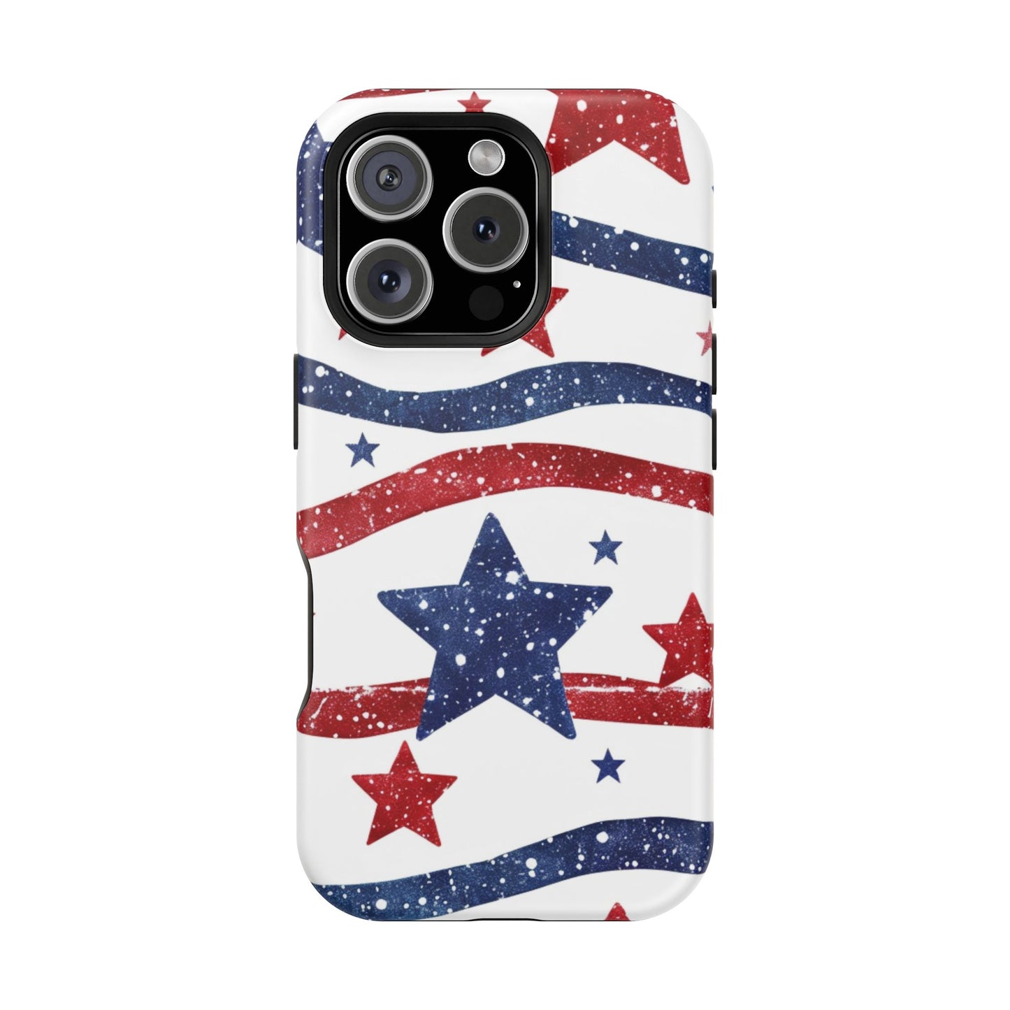 Stars & Stripes Design Impact-Resistant Phone Case