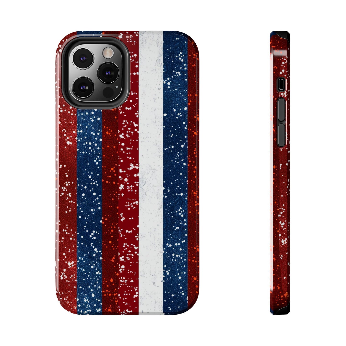 Patriotic Glitter Tough Phone Case