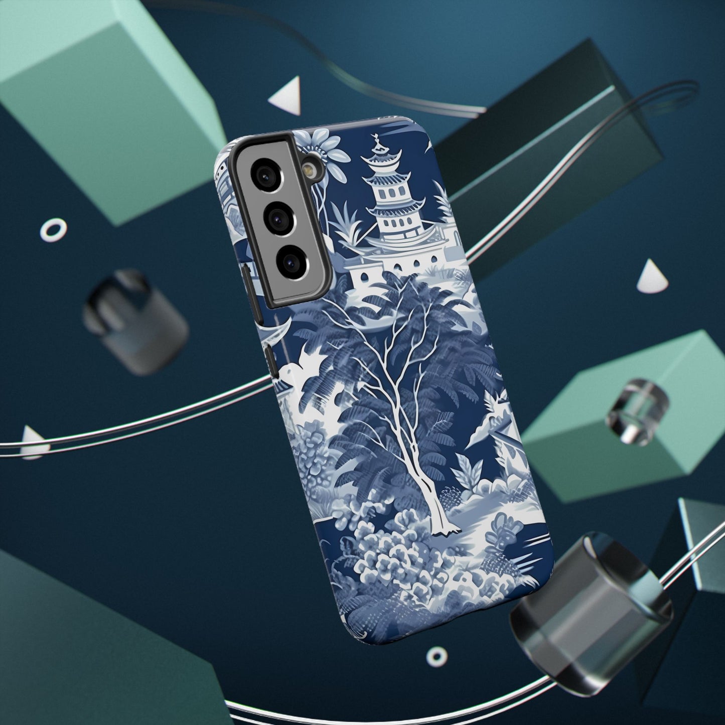 Elegant Blue Landscape Phone Case