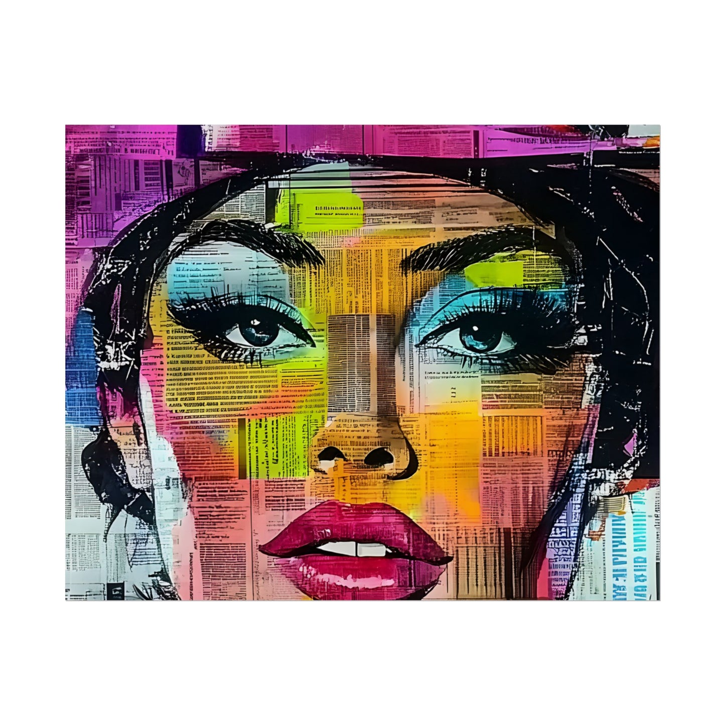 Retro Pop Culture Woman 9 - Wall Art, Retro Art