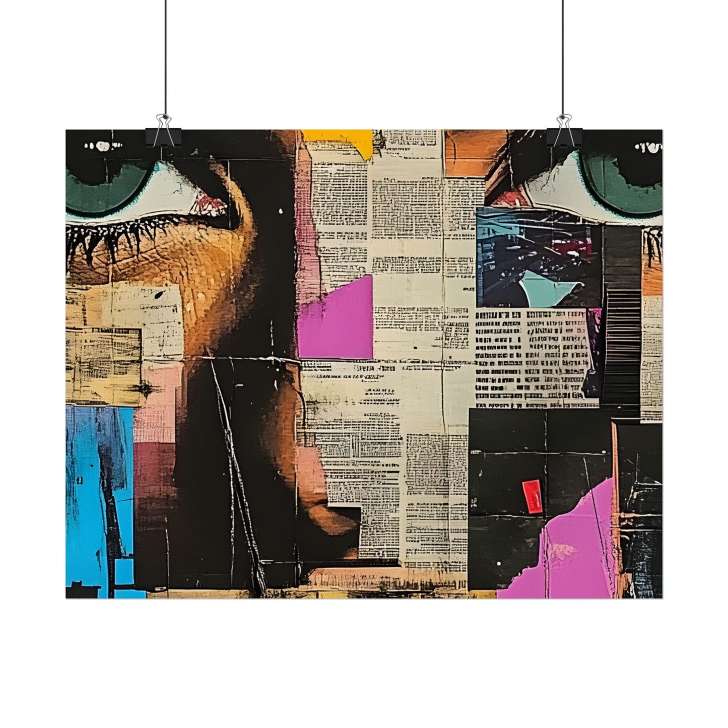 Wall Art Poster - Retro Pop Culture Woman 14 Comic Book Style