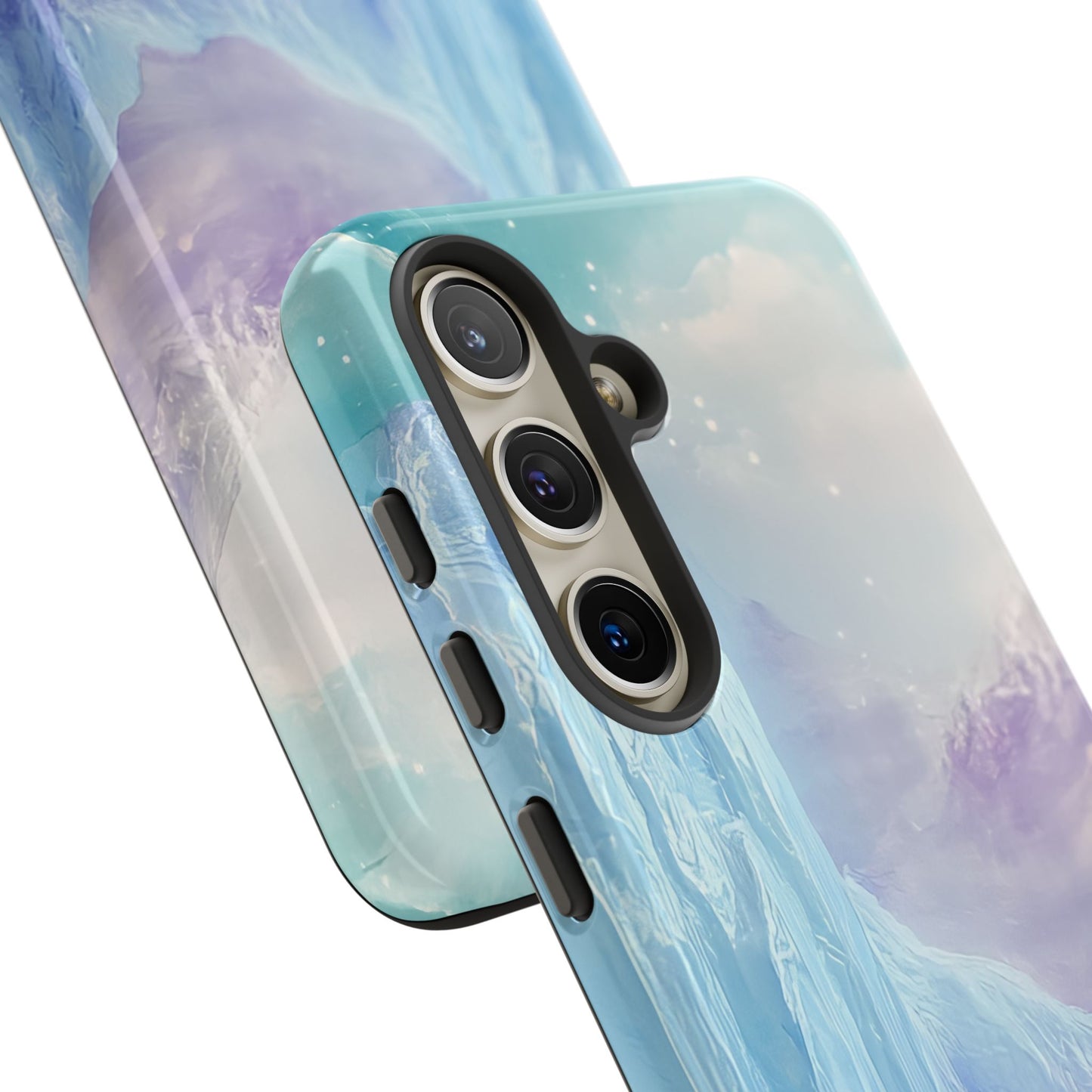 Artistic Phone Case with Iceberg Design