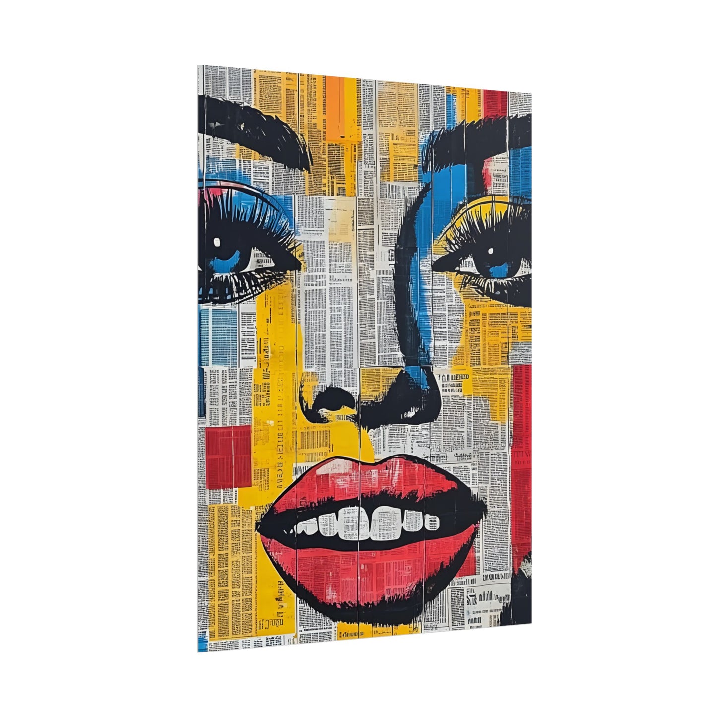 Poster Wall Art - Retro Pop Culture Woman 18 Comic Book Style