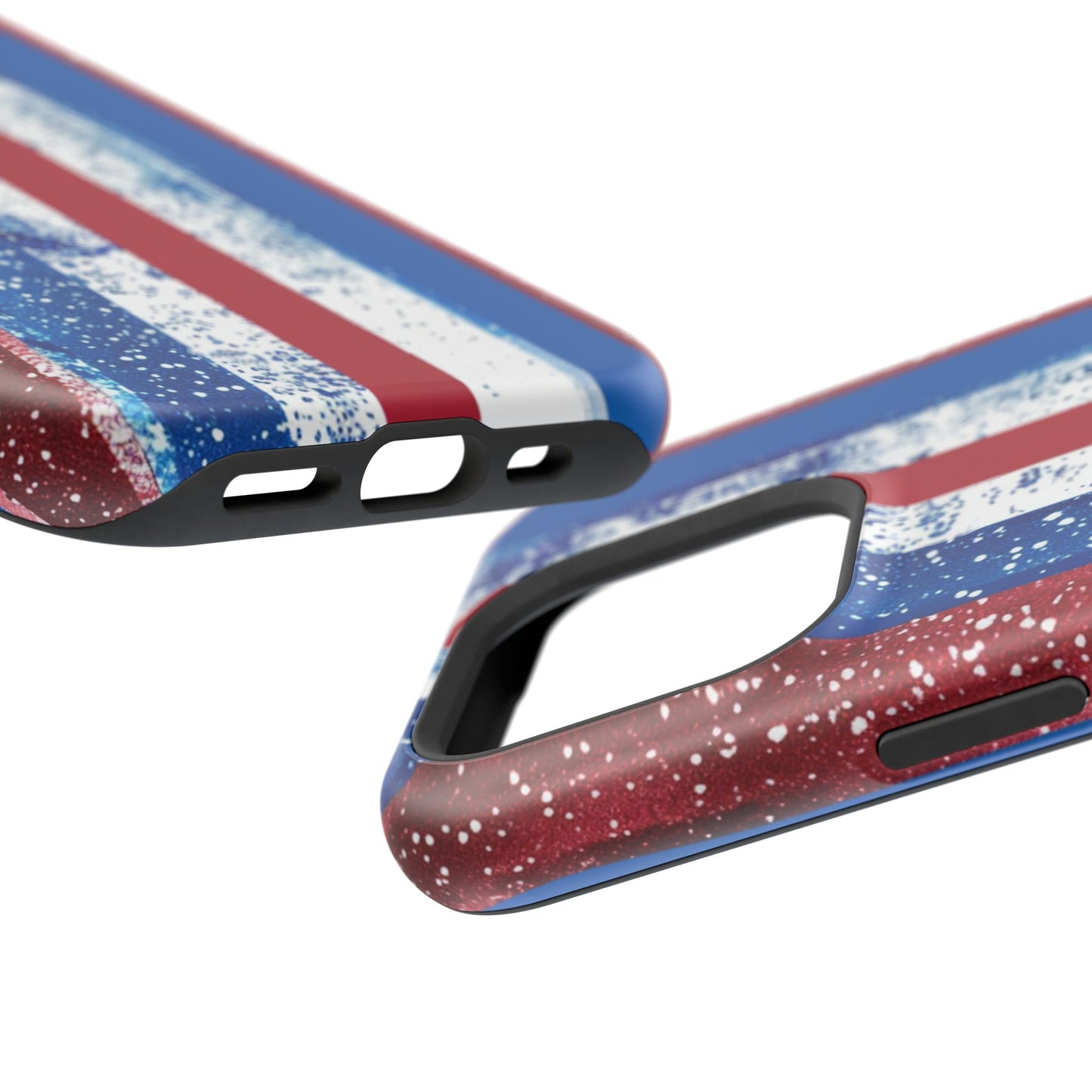 Patriotic Stripes Impact-Resistant Phone Case