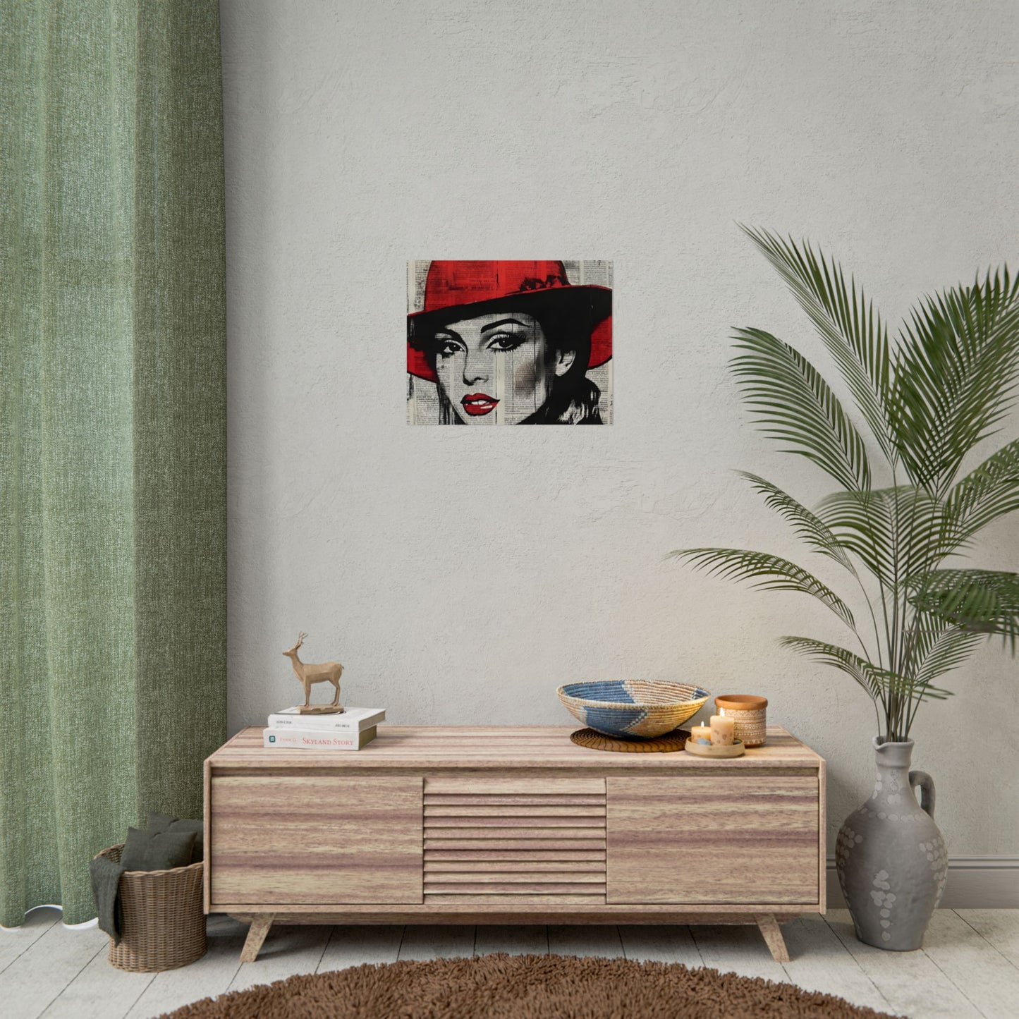 Retro Pop Culture woman 4 - Vintage poster, Wall Art