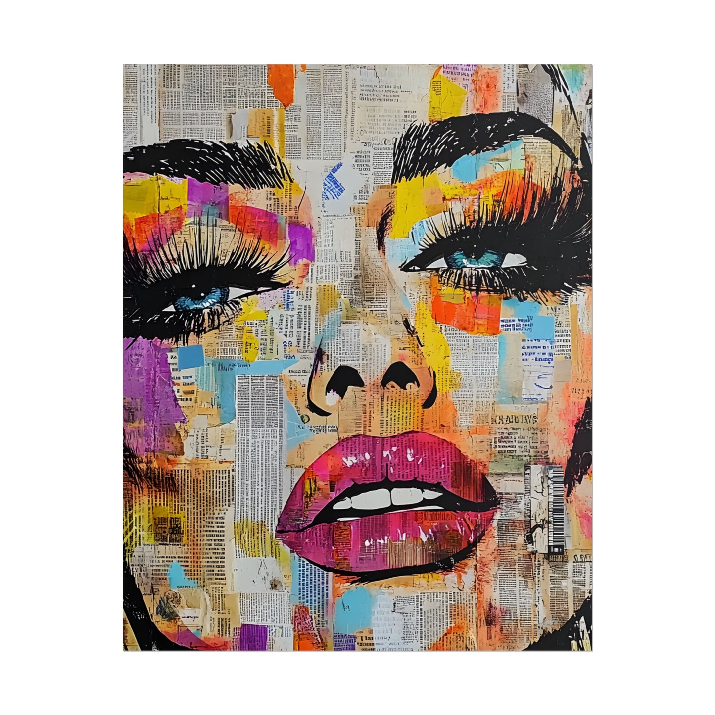 Pop Culture Woman 1 -Vibrant Art Prints, Fashion Poster,