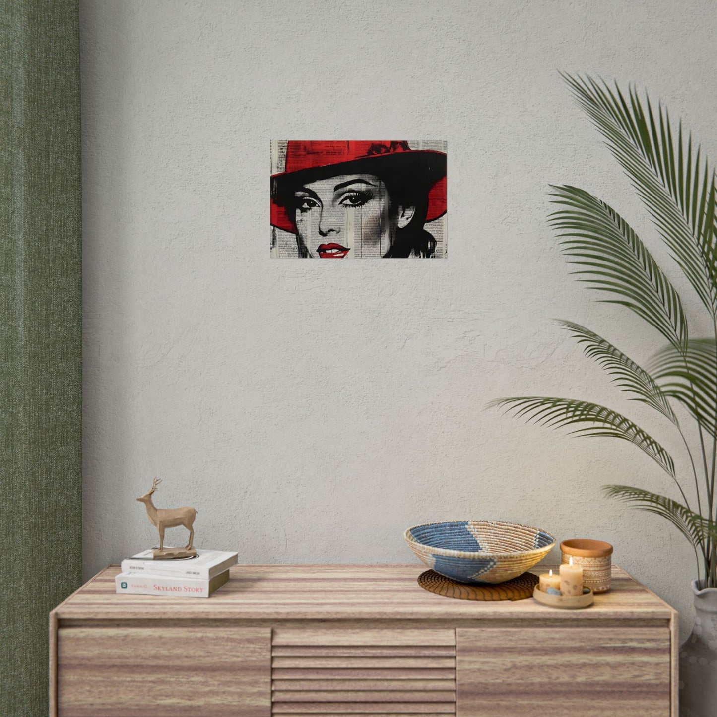 Retro Pop Culture woman 4 - Vintage poster, Wall Art