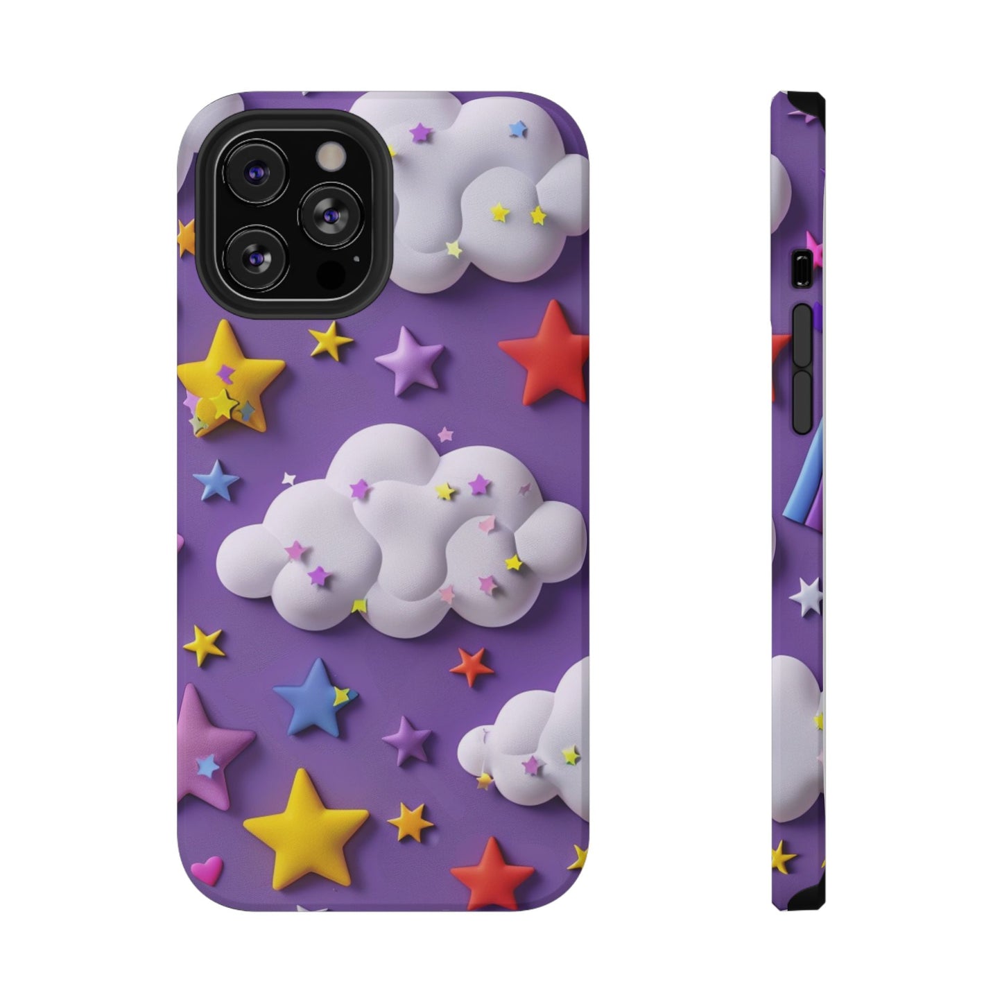 Colorful Cloud & Star Phone Case