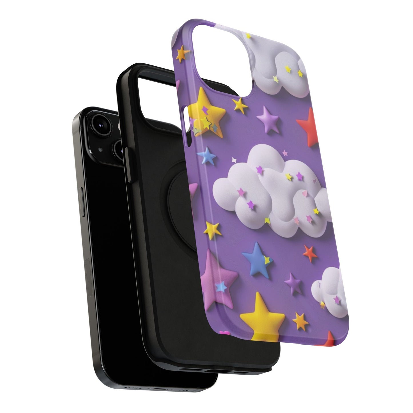 Colorful Cloud & Star Phone Case