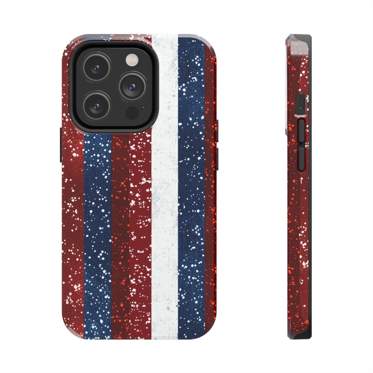 Patriotic Glitter Tough Phone Case