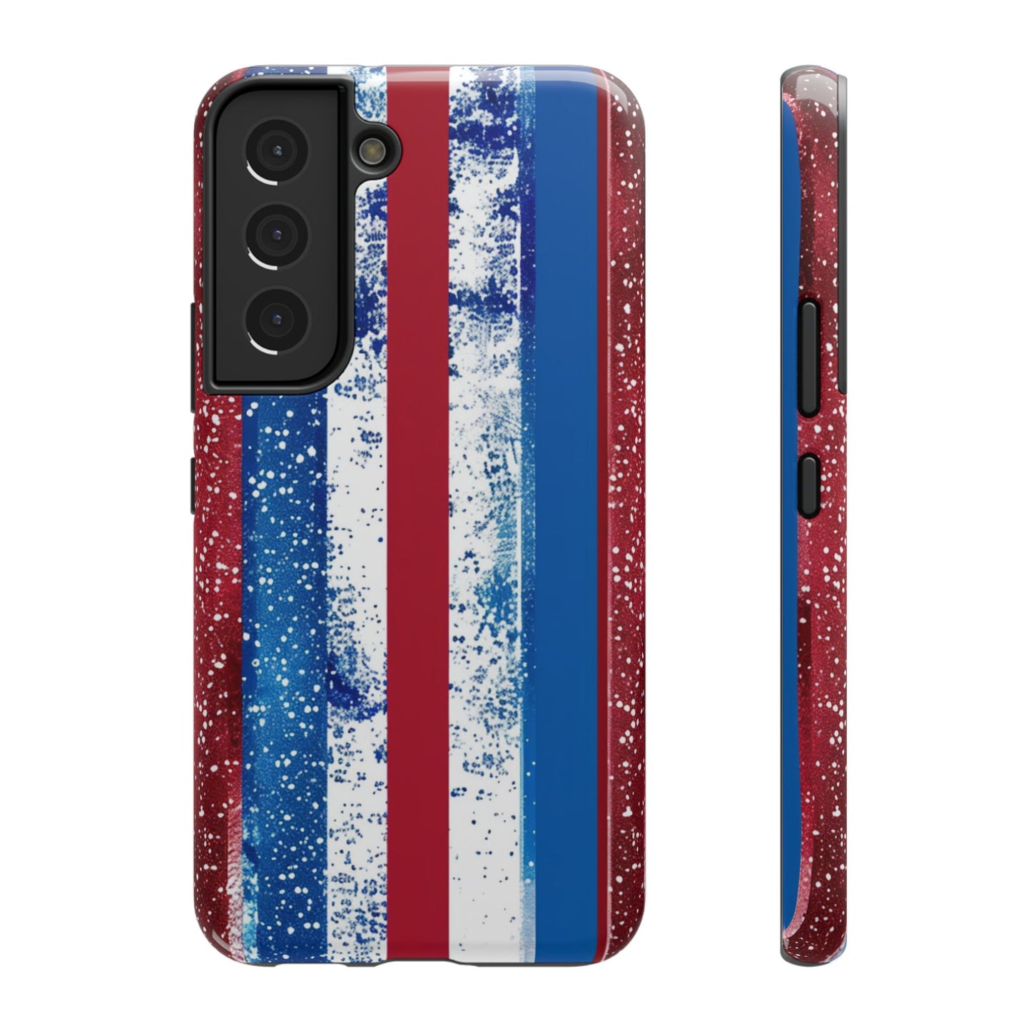Patriotic Stripes Impact-Resistant Phone Case