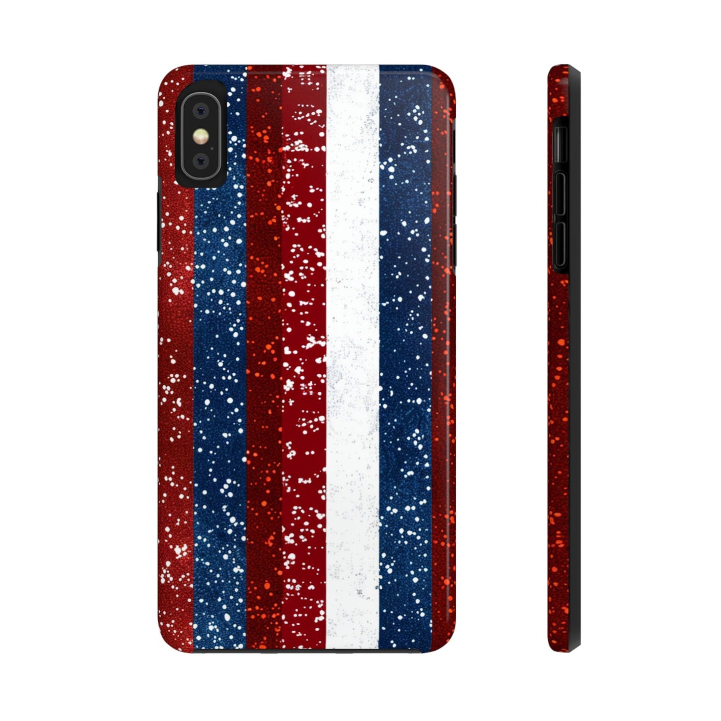 Patriotic Glitter Tough Phone Case
