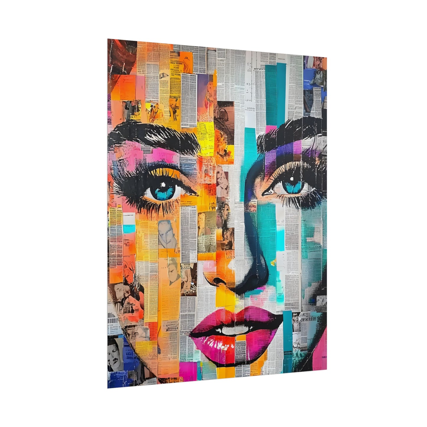 Retro Pop Culture Woman 6-Vibrant Art Wall Decor