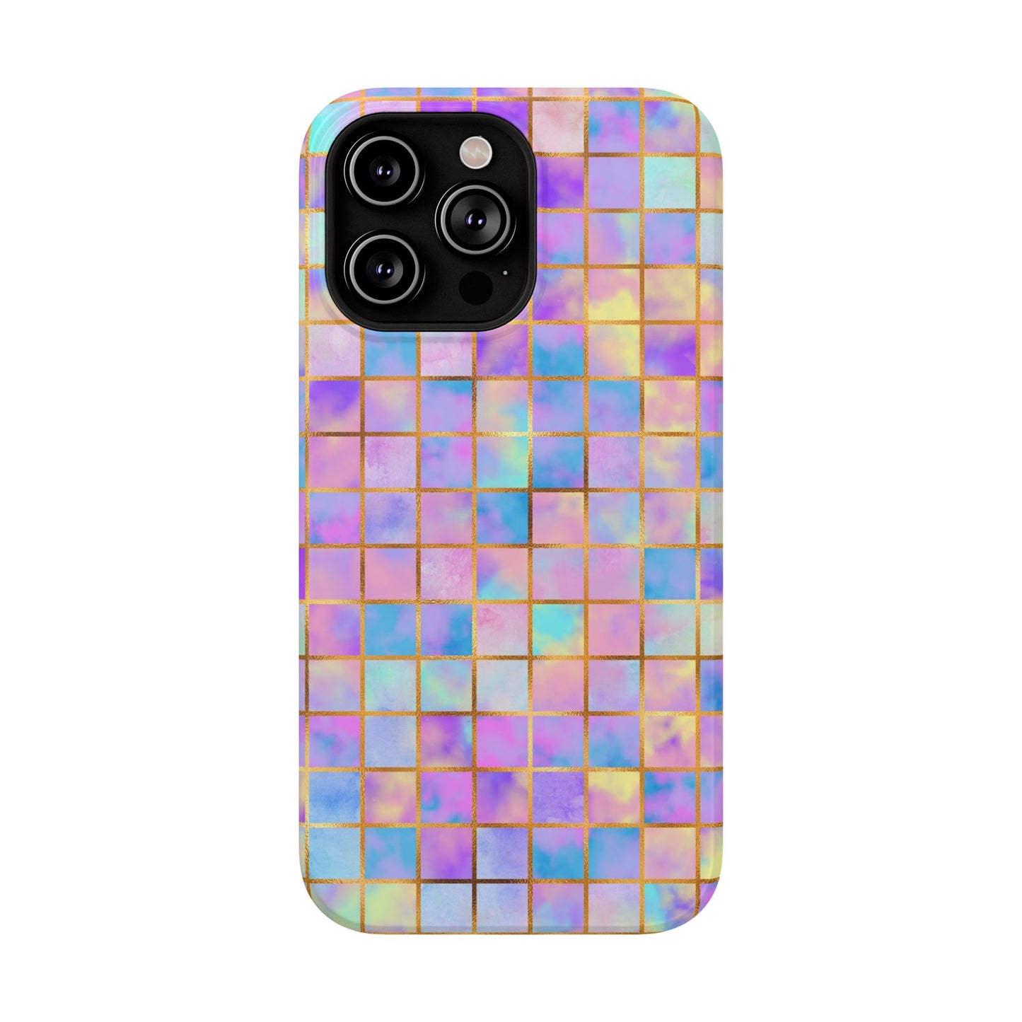 Colorful Mosaic Impact-Resistant Phone Case