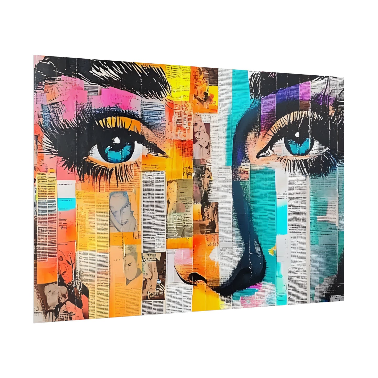 Retro Pop Culture Woman 6-Vibrant Art Wall Decor