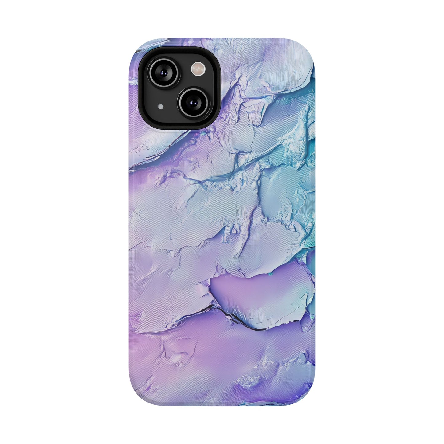 Vibrant Impact-Resistant Phone Case - Colorful Texture Design
