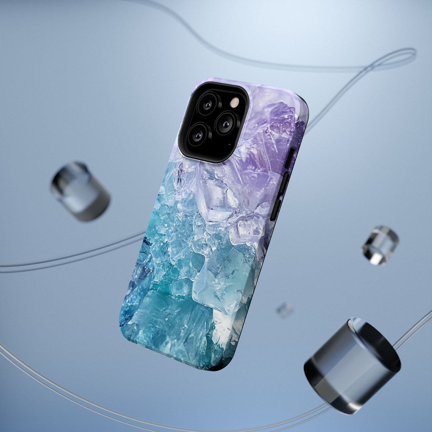 Crystal-Patterned Impact-Resistant Phone Case | Stylish Protection for Adventurers
