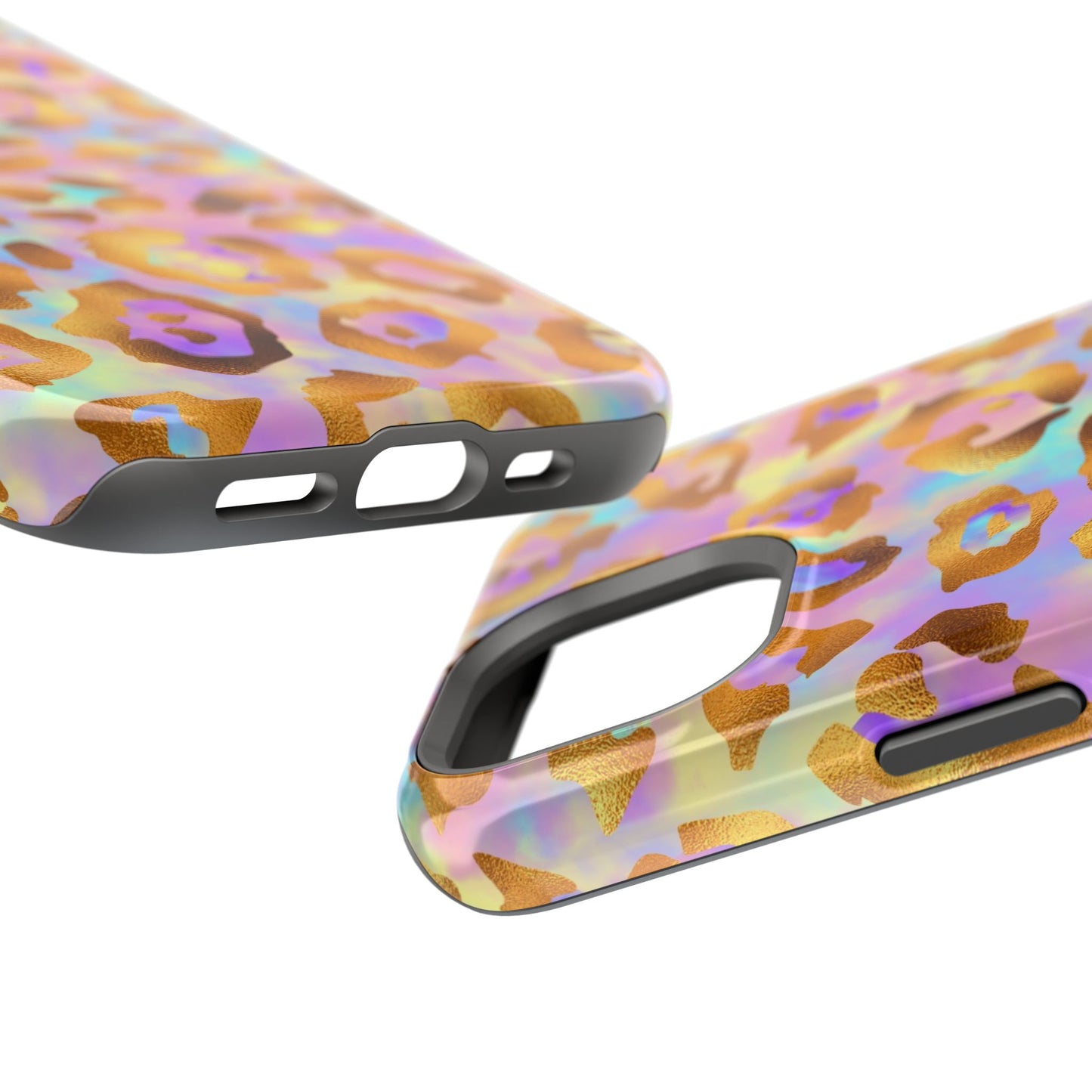 Leopard Print Impact-Resistant Phone Case