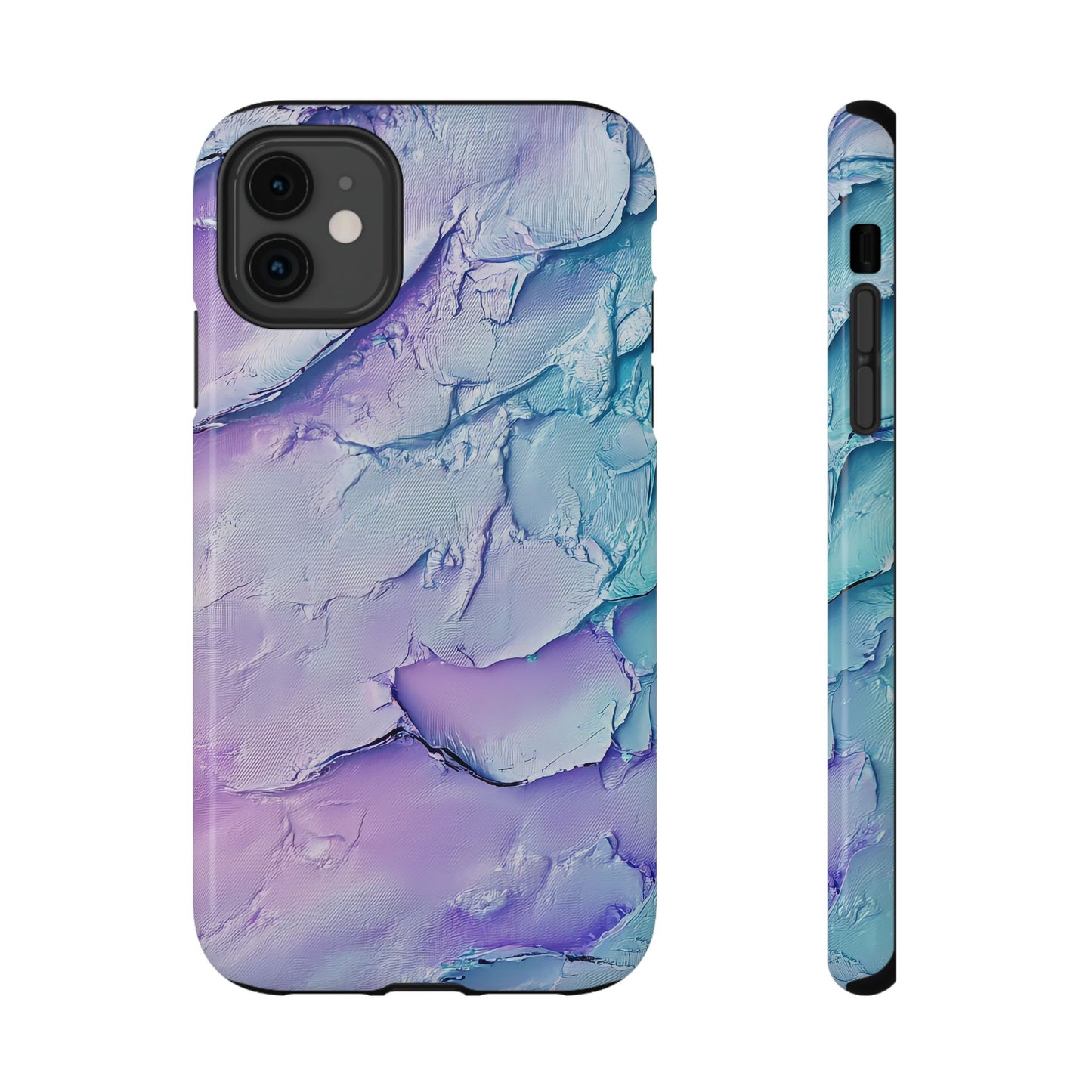 Vibrant Impact-Resistant Phone Case - Colorful Texture Design