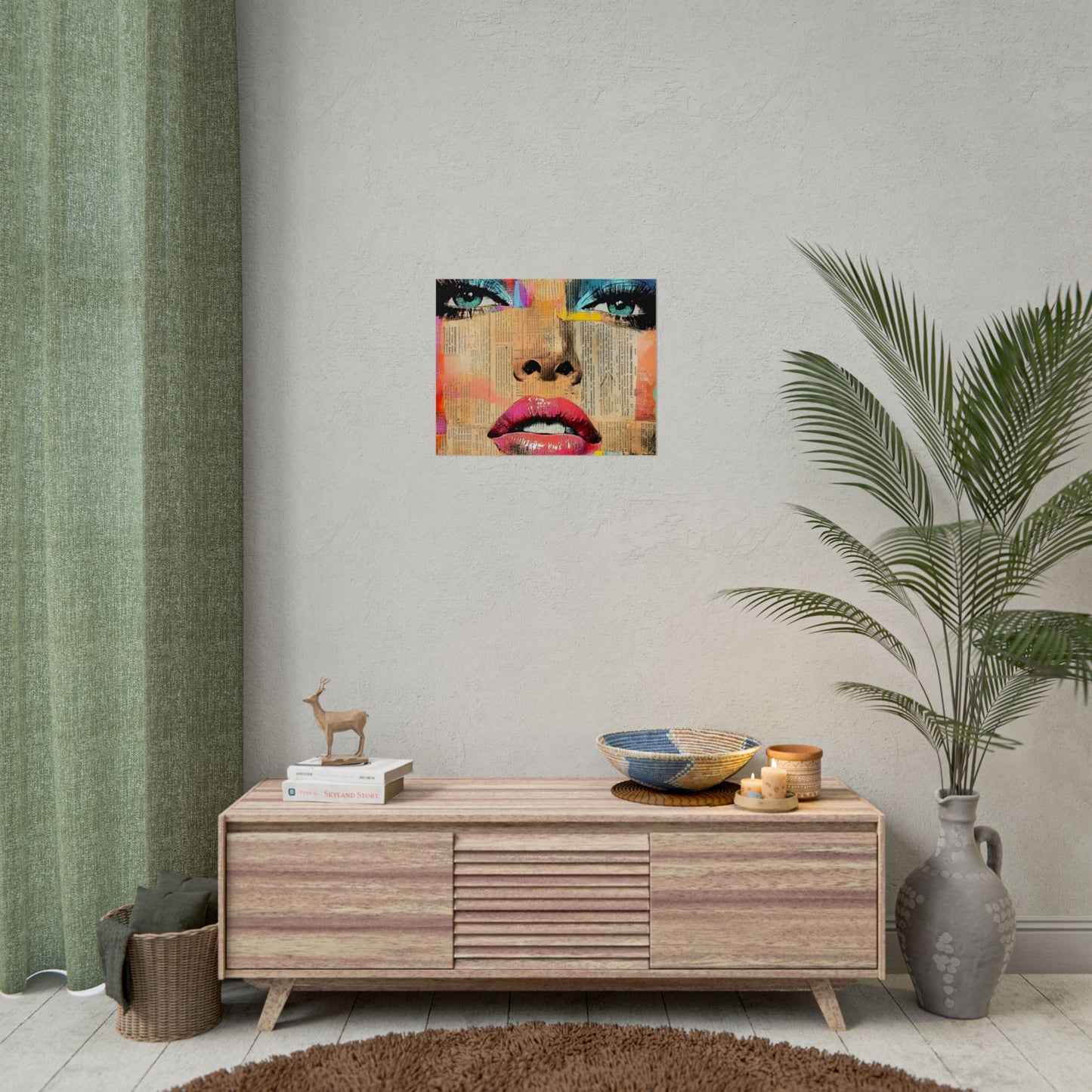 Retro Pop Culture Woman 12 , wall art, Art lovers poster