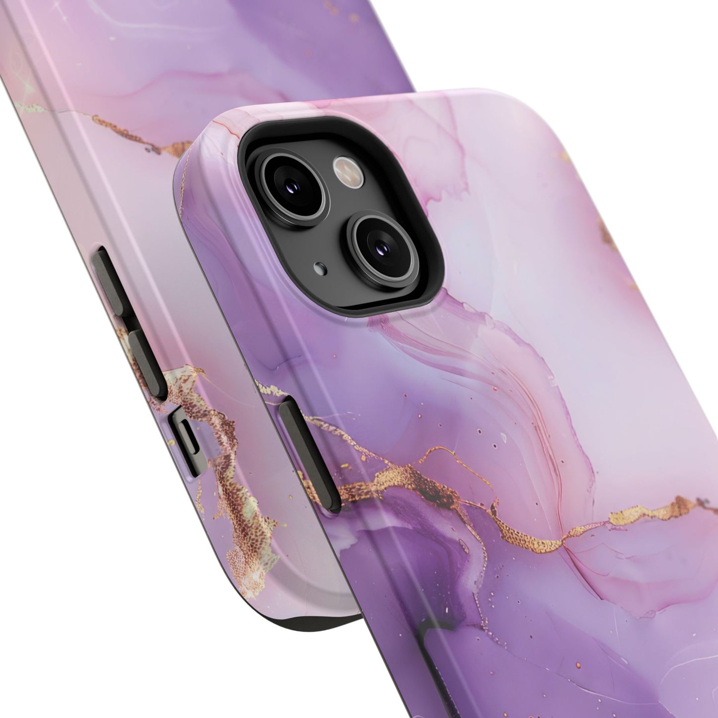 Elegant Purple Marble iPhone Case