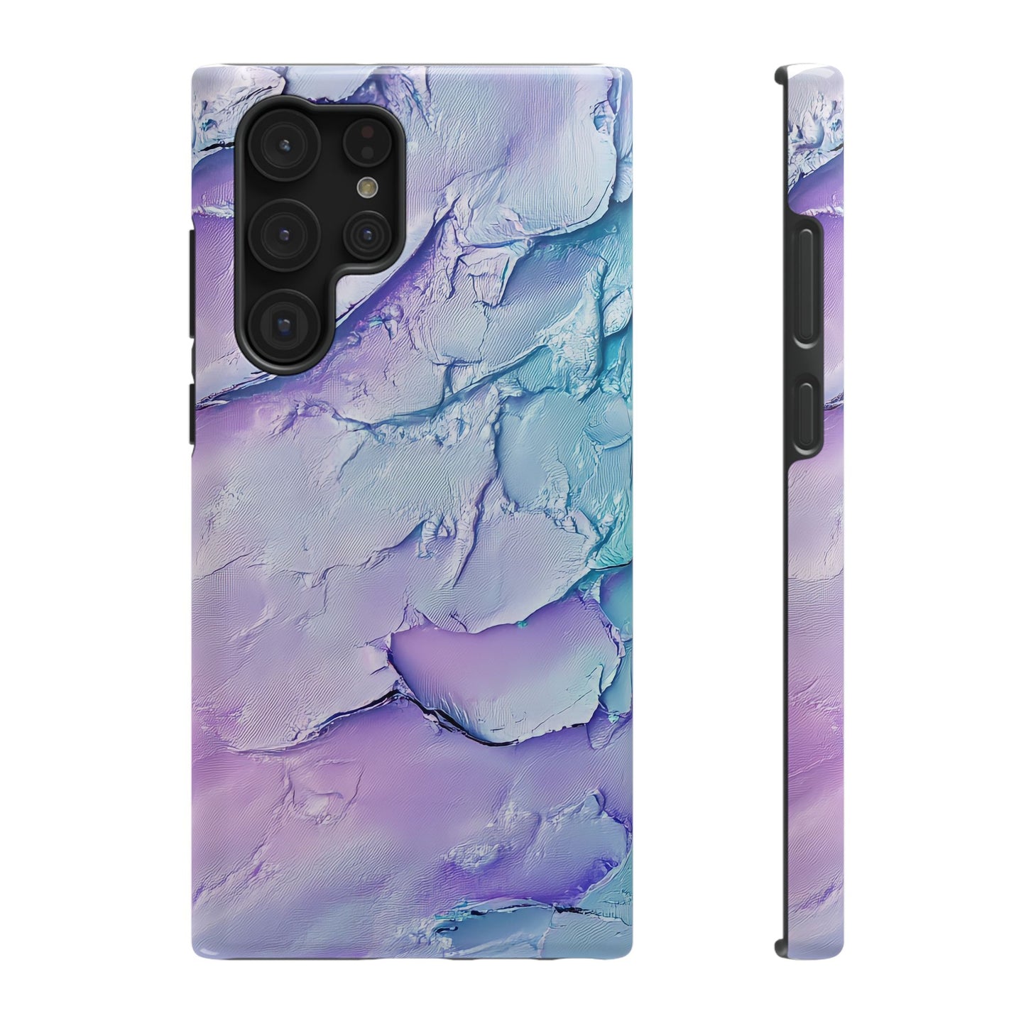 Vibrant Impact-Resistant Phone Case - Colorful Texture Design