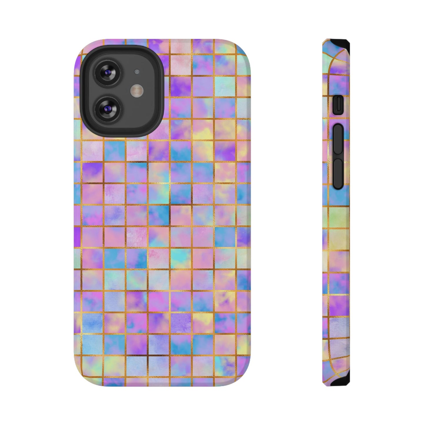 Colorful Mosaic Impact-Resistant Phone Case