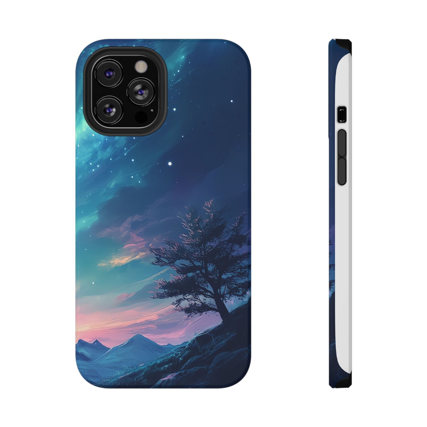 Stunning Galaxy Tree Impact-Resistant Phone Case
