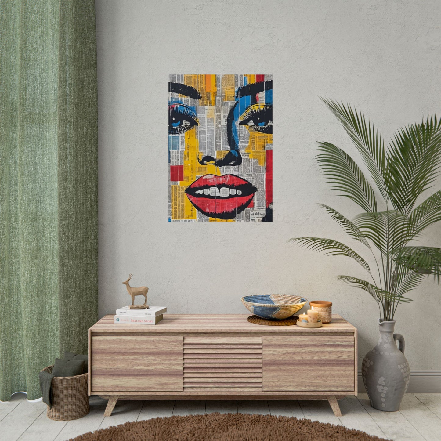 Poster Wall Art - Retro Pop Culture Woman 18 Comic Book Style