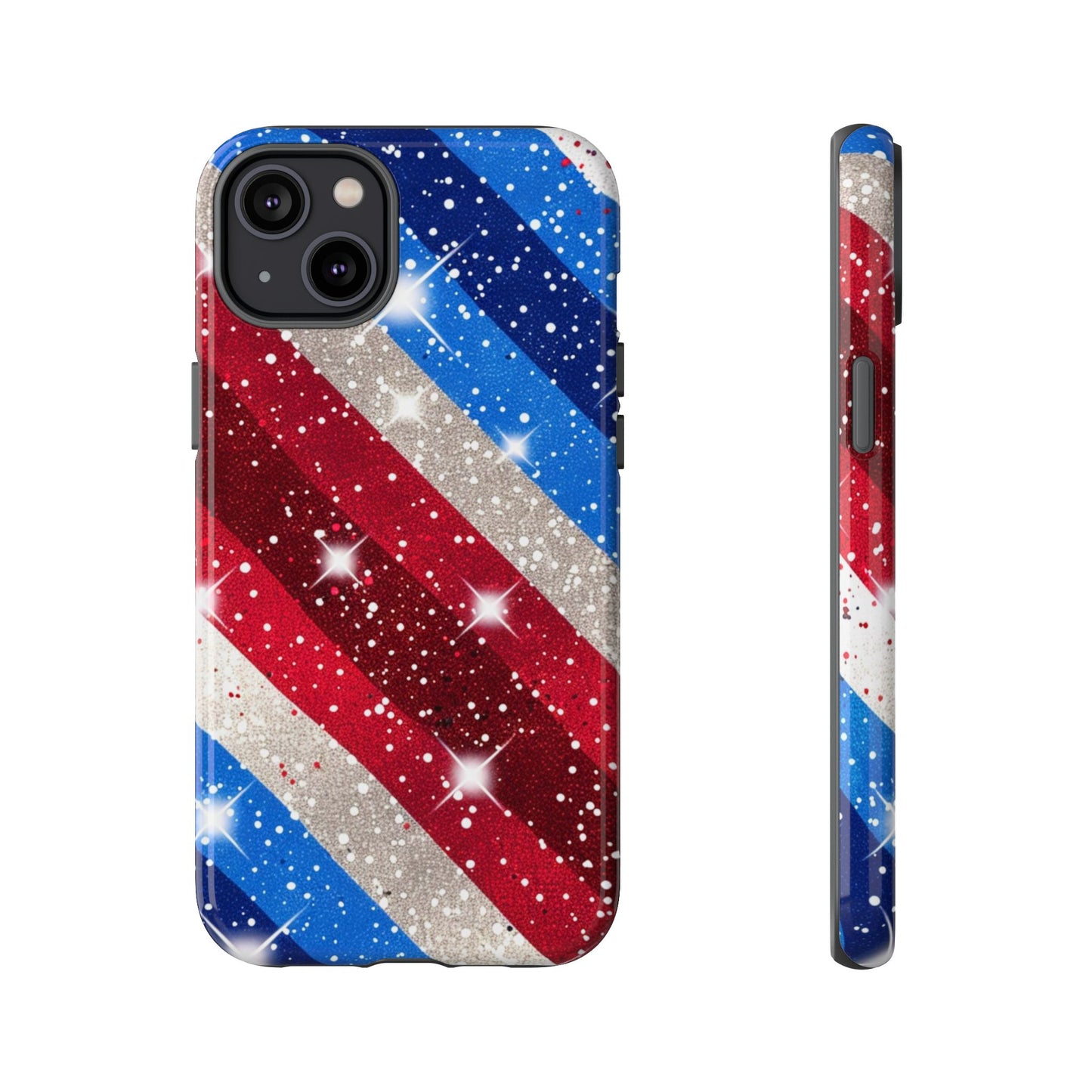 Glittery Patriotic Phone Case - Tough Cases