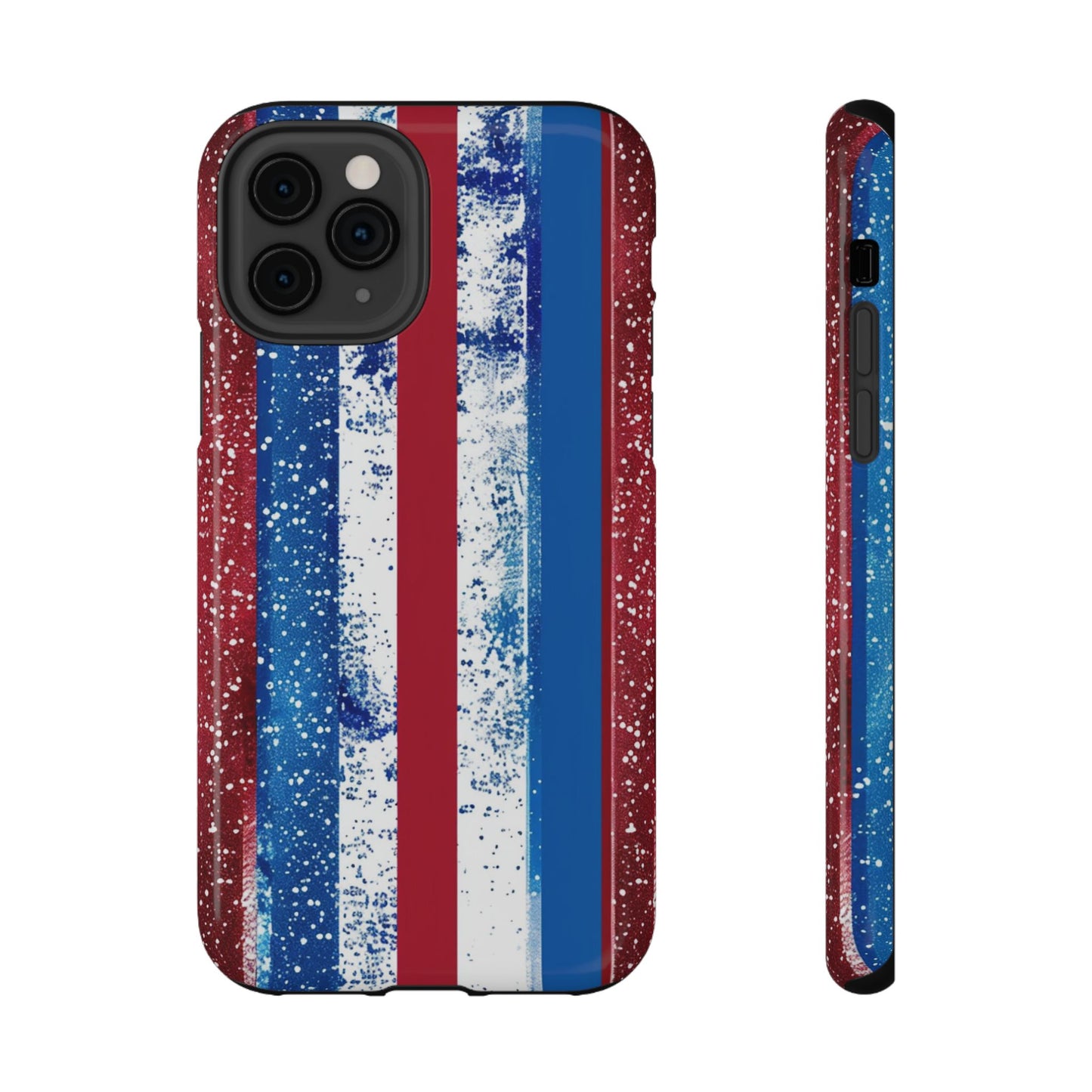Patriotic Stripes Impact-Resistant Phone Case
