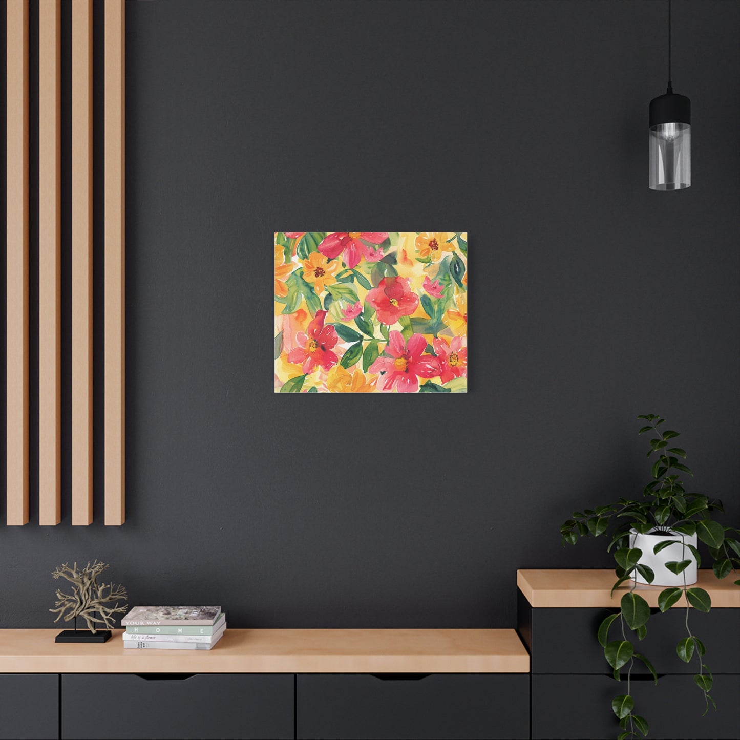 Floral Matte Canvas