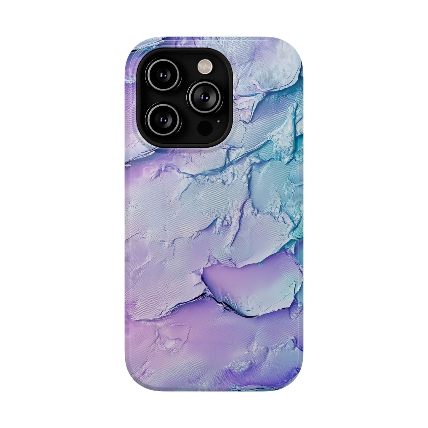 Vibrant Impact-Resistant Phone Case - Colorful Texture Design