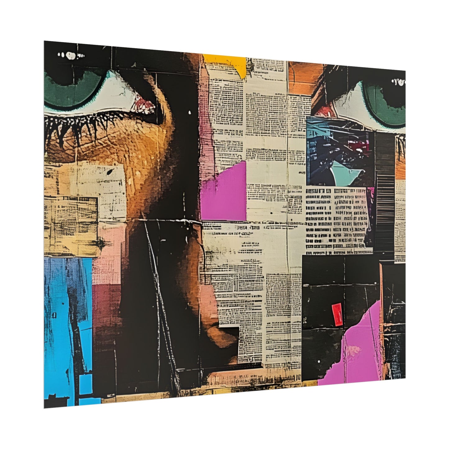 Wall Art Poster - Retro Pop Culture Woman 14 Comic Book Style