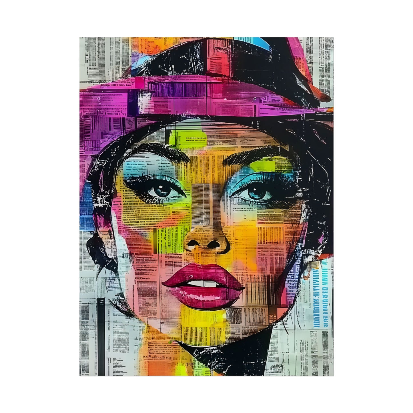 Retro Pop Culture Woman 9 - Wall Art, Retro Art