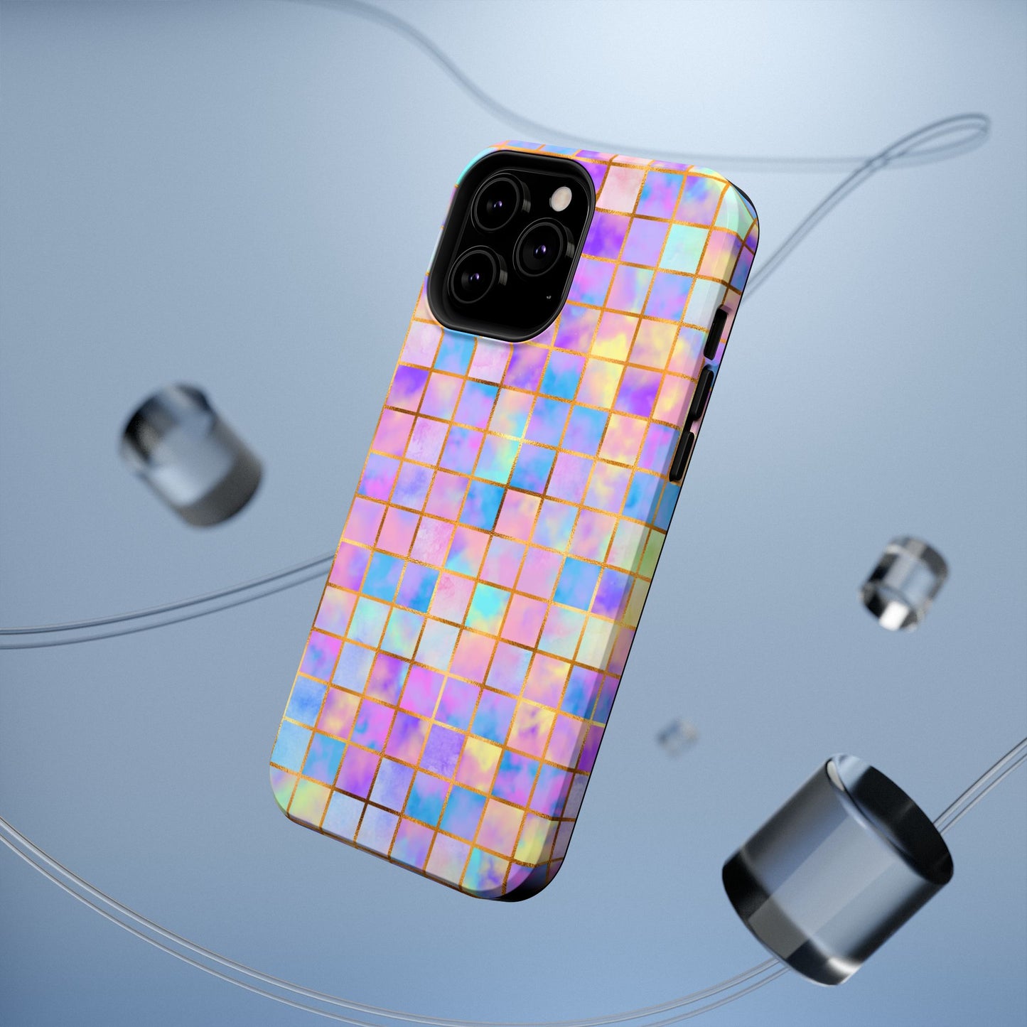 Colorful Mosaic Impact-Resistant Phone Case