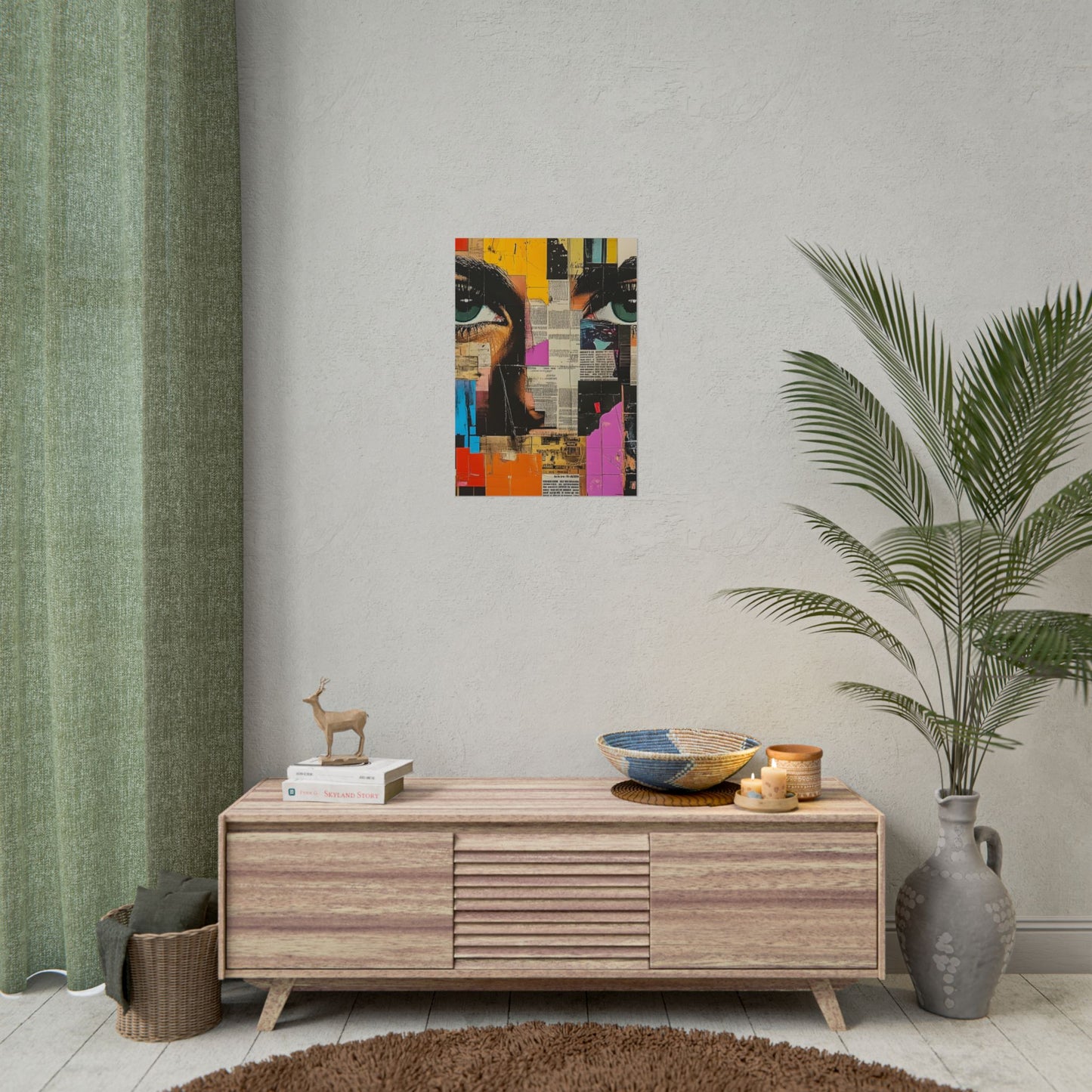 Wall Art Poster - Retro Pop Culture Woman 14 Comic Book Style