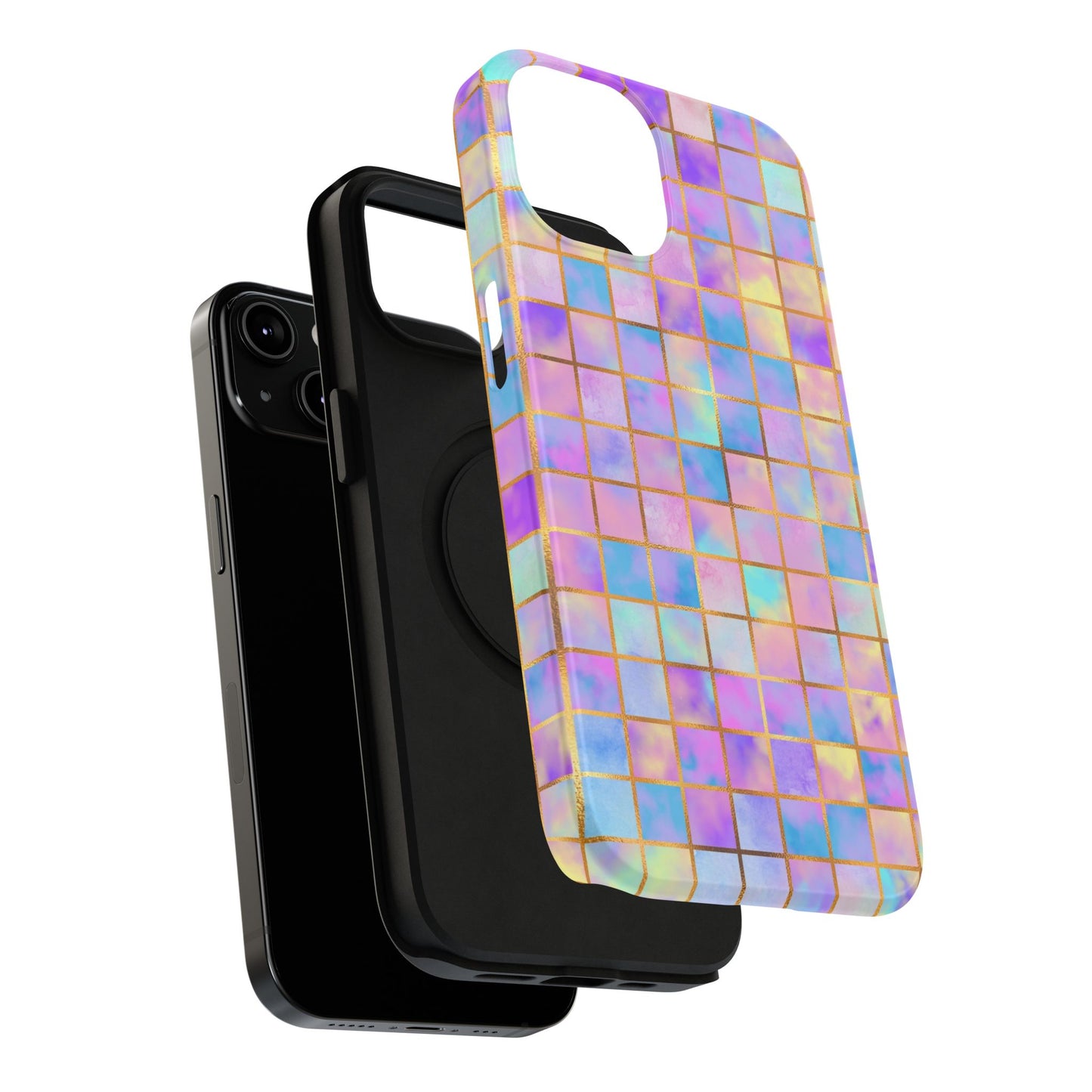 Colorful Mosaic Impact-Resistant Phone Case