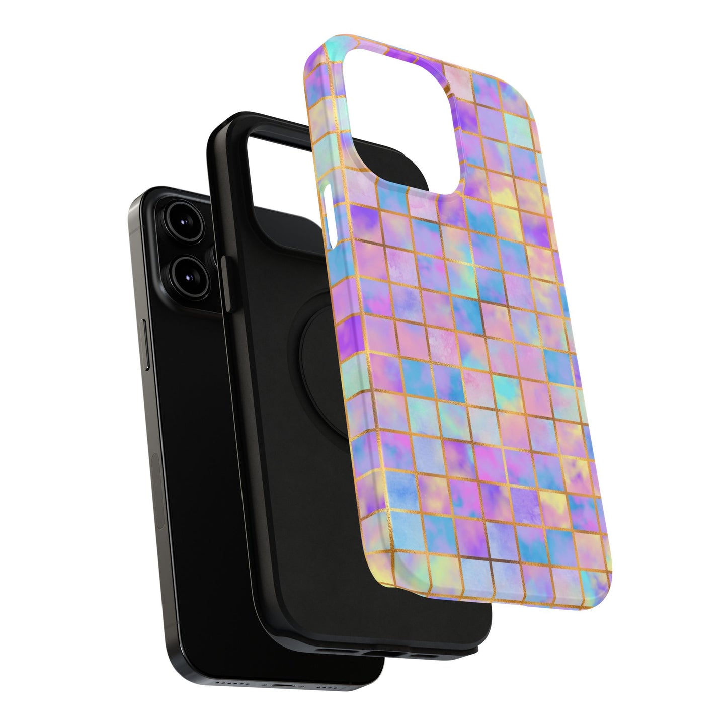 Colorful Mosaic Impact-Resistant Phone Case